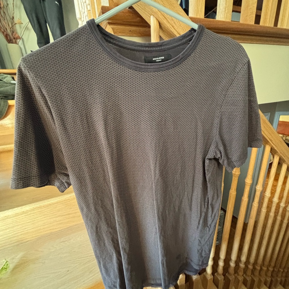 Jack & Jones Dark Gray Short Sleeve Tee